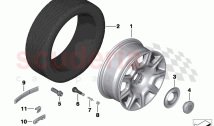 Light alloy wheel styling 273