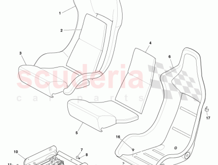 Photo of CONJUNTO ASIENTO DELANTERO LADO IZQUIERDO COUPE AD23 60009…