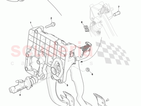 Photo of CONJUNTO CAJA DE PEDALES 8D33 2450…