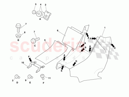 Photo of ENSAMBLAJE DE PANEL CONSOLA TRASERA B O…