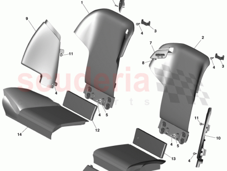 Photo of ENSAMBLAJE DEL PANEL DEL COJ N ASIENTO TRASERO…