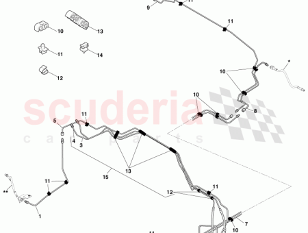 Photo of CONJUNTO DE MANGUERA FRENO DE LA RUEDA TRASERA…