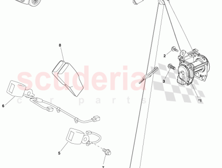 Photo of ENSAMBLAJE DEL CINTUR N EXTERIOR DEL ASIENTO TRASERO…