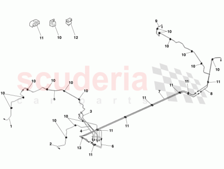 Photo of CLIP TUBO DE FRENO SIMPLE 8D33 ANR1864…