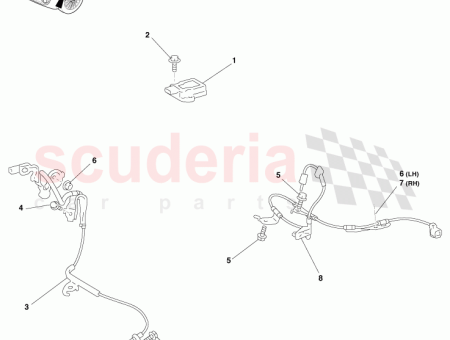 Photo of SENSOR VELOCIDAD DELANTERO IZQUIERDO 89543…