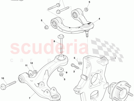 Photo of CONJUNTO DE BRAZO SUPERIOR SUSPENSI N DELANTERA LADO…