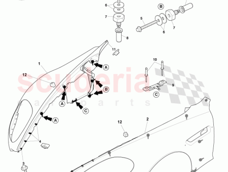 Photo of CONJUNTO PNL TRACCI N DELANTERA LADO IZQUIERDO 8D33…