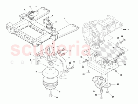 Photo of SOPORTE MOTOR DELANTERO LADO DERECHO 4R13 6030…