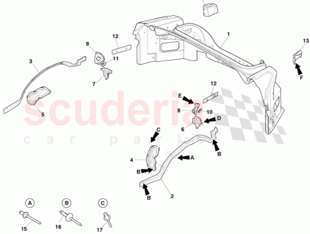 Photo of MARCO DE LA TAPA DEL MALETERO 8G43 L45108…