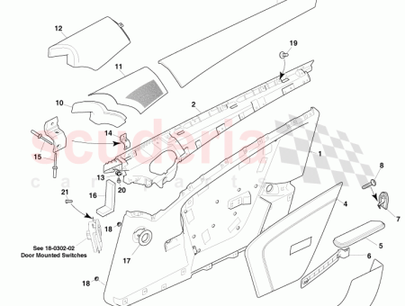 Photo of ENSAMBLAJE DE LA ALMOHADILLA APOYABRAZOS DE LA PUERTA…