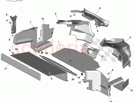 Photo of CONJUNTO DE ALFOMBRA PANEL LATERAL DEL COMPARTIMENTO DE…