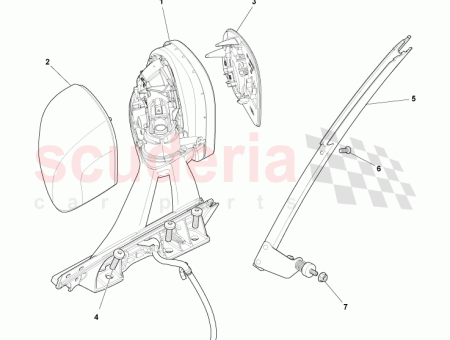Photo of CONJUNTO DE ESPEJO LATERAL DERECHO AG33 17682…