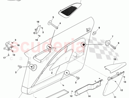 Photo of JUEGO DE PUERTA FRONTAL 2 PZAS NOGAL RAPIDE…