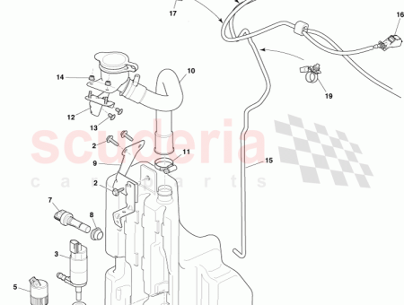 Photo of CONJUNTO DE TUBO LAVAPARABRISAS DG43 17Z605…
