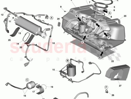 Photo of CONJUNTO DE FILTRO COMBUSTIBLE DG33 9155…