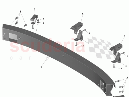 Photo of REFUERZO EXTERIOR DEL PARACHOQUES TRASERO CD33 17C902…