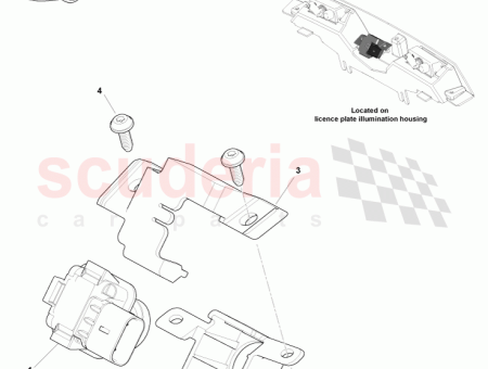 Photo of SOPORTE CAMARA TRASERA CD43 19H421…