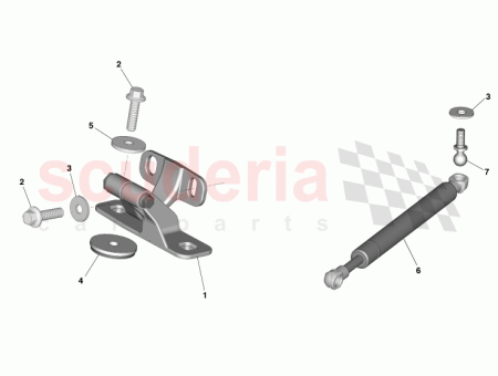 Photo of Gas Strut Deck lid ED33 406A10…