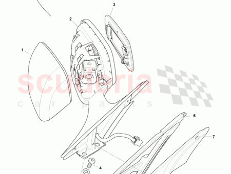 Photo of BASE DE ESPEJO FIBRA DE CARBONO LADO DERECHO…
