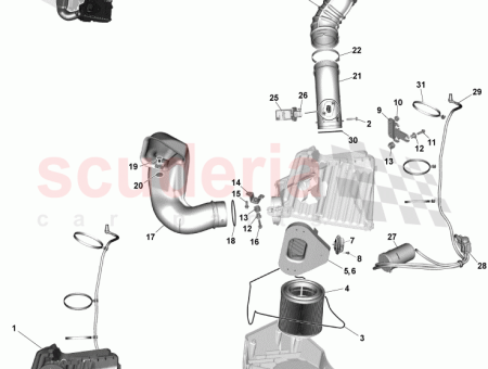 Photo of SOPORTE EXTERIOR DEL FILTRO DE AIRE CD33 9B609…