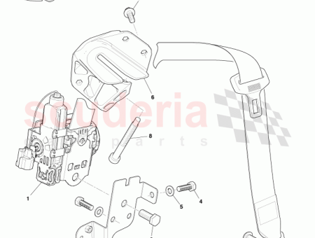 Photo of CONJUNTO RETRACTOR DEL CINTUR N DE SEGURIDAD LHD…