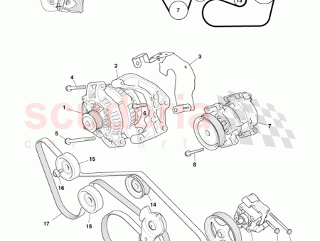 Photo of ESCUDO T RMICO ALTERNADOR 8G43 10A346…