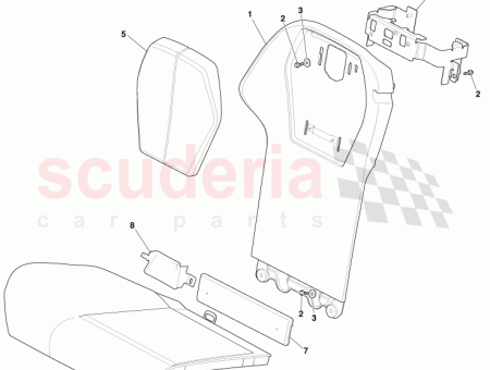 Photo of REPOSACABEZAS ASIENTO TRASERO ED33 465T10…
