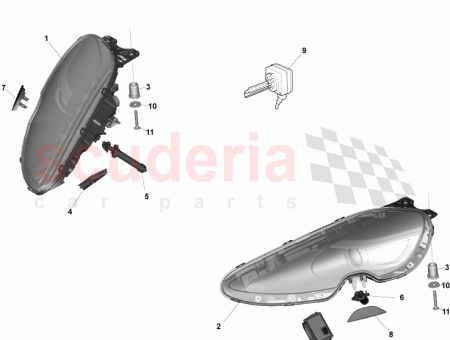 Photo of CONJUNTO DE FARO LADO DERECHO ALIMENTADO CD33 13W029…