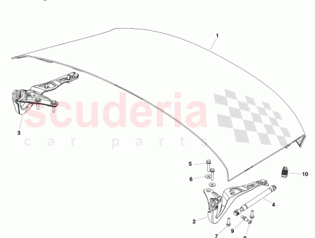 Photo of CONJUNTO DE BISAGRA TAPA DEL MALETERO LADO DERECHO…