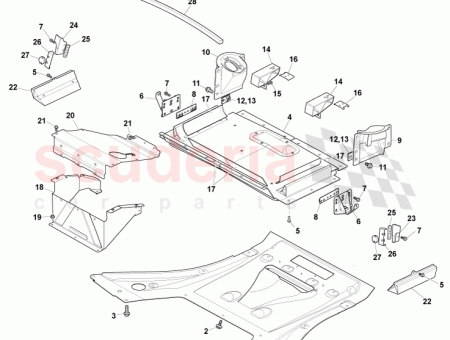 Photo of PANEL TALONERA DEL ASIENTO TRASERO LADO DERECHO CD33…