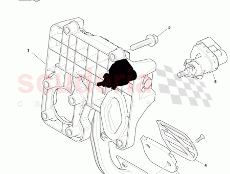 Photo of CONJUNTO CAJA DE PEDALES VOLANTE A LA IZQUIERDA…