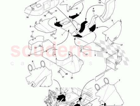 Photo of CONJUNTO DEFLECTOR CALOR LADO DERECHO FRT 4R13 5F237…
