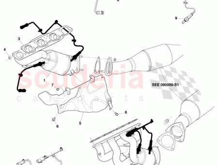 Photo of EU5 V8 MANIFOLD CAT BG33 5G236…