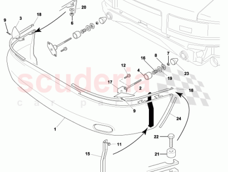 Photo of MONTAJE COMPLETO DEL PARACHOQUES TRASERO 72 121443…
