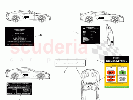 Photo of ETIQUETA DATOS DE CONSUMO DE COMBUSTIBLE CY83 975411…
