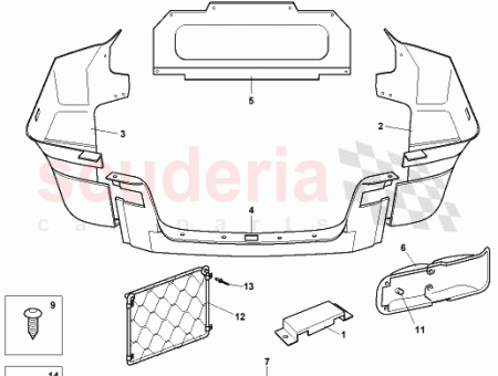 Photo of CONJUNTO PANEL EMBELLECEDOR PILOTO TRASERO LADO DERECHO…