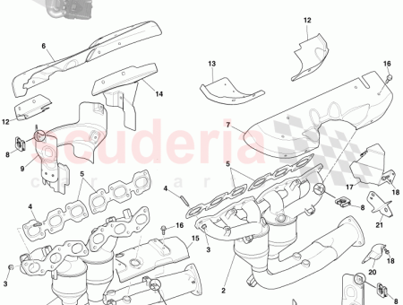 Photo of CONJUNTO DEL COLECTOR ESCAPE LADO DERECHO CD33 5G236…