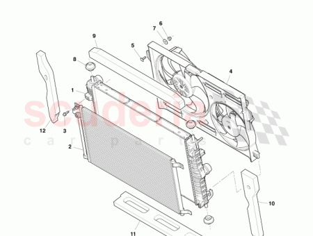 Photo of JUNTA RADIADOR SUPERIOR 9G33 8N301…