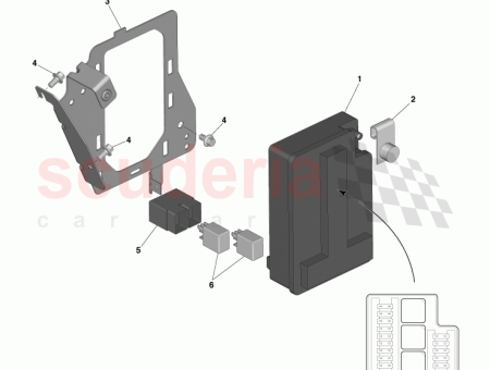 Photo of SOPORTE CAJA DE FUSIBLES ED33 14A301…