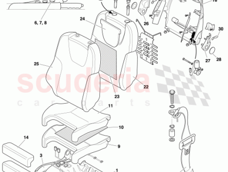 Photo of HEBILLA DEL CINTUR N DE SEGURIDAD PASAJERO LADO…