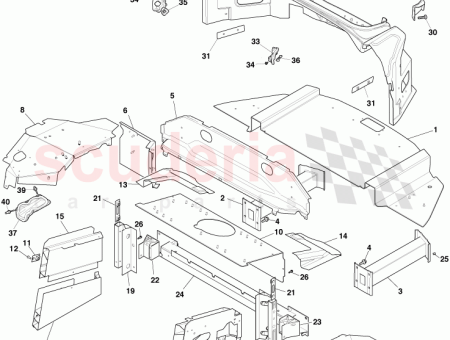 Photo of PANEL SUELO TRASERO LATERAL IZQUIERDO 9G43 L10515…