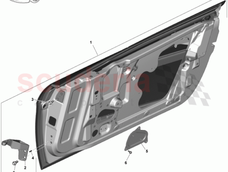 Photo of CONJUNTO DE LA PUERTA COMPLETA LADO IZQUIERDO CY83…