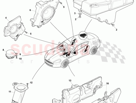 Photo of WOOFER DE LA PUERTA TRASERA LADO DERECHO AD43…