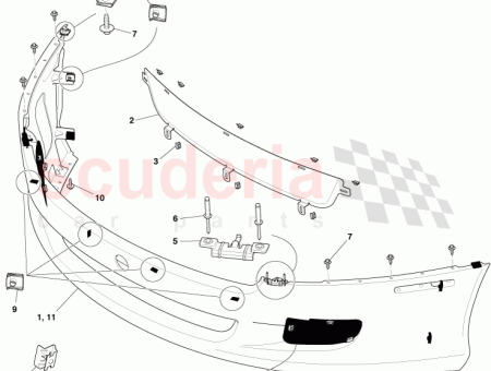 Photo of ENSAMBLAJE DE LA CUBIERTA PARACHOQUES DELANTERO FED 6G43…