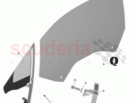 Photo of CRISTAL VENTANILLA DE LA PUERTA DELANTERA TINTADA LADO…