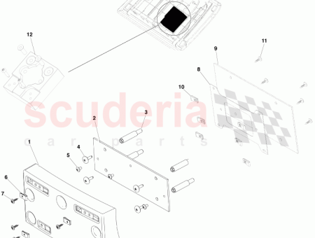 Photo of FIJACI N DE LA MATR CULA DELANTERA MATR…
