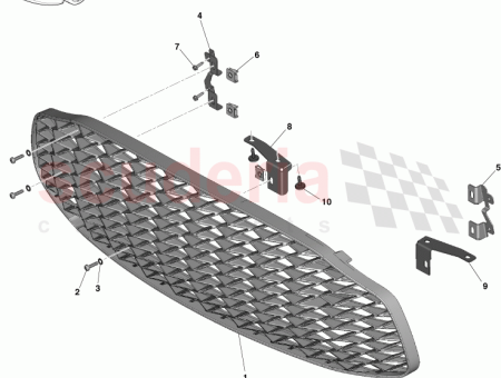 Photo of SOPORTE MONTAJE DE LA REJILLA DEL RADIADOR LADO…