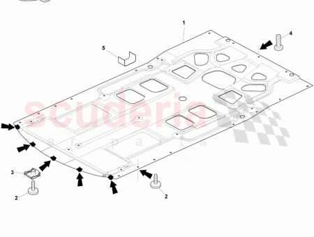 Photo of UNDERTRAY DELANTERO AD43 5E209…