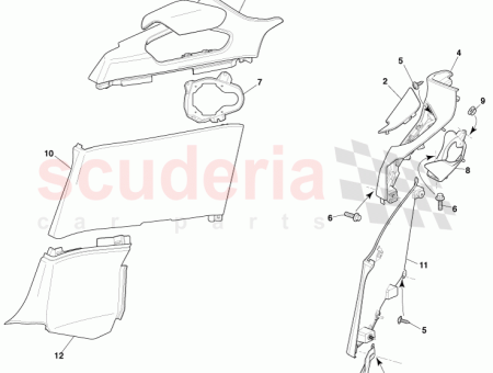 Photo of CONJUNTO TRIM SUPERIOR LADO IZQUIERDO 6G33 290A23…