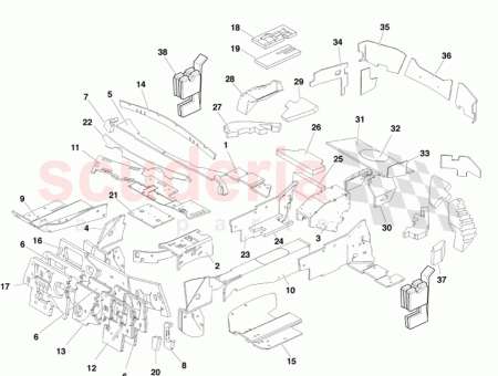 Photo of DEFLECTOR CUERPO DELANTERO LHD CENTRO…